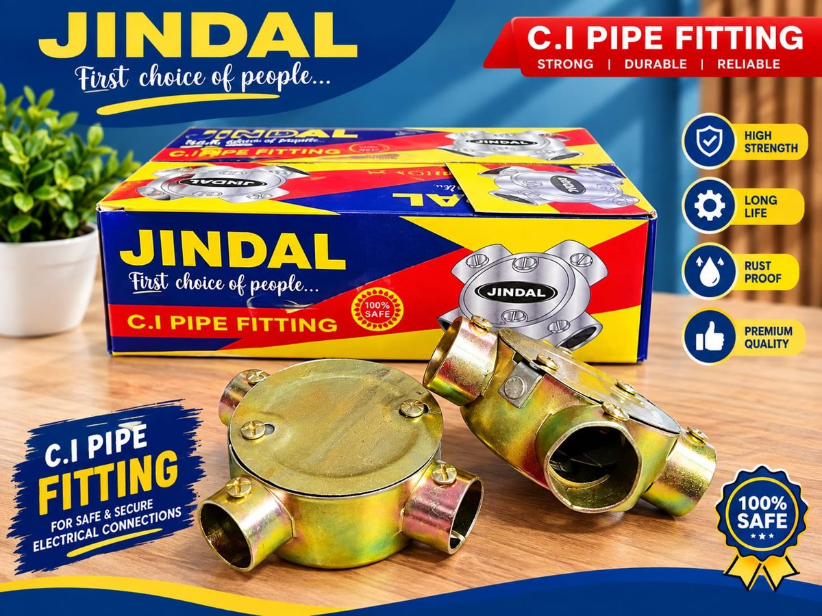 LONG NECK 25 MM SHEET JUNCTION GOLDEN JINDAL