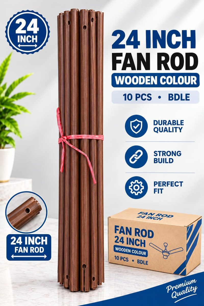 24" inch Fan Rod Brown Normal Quality