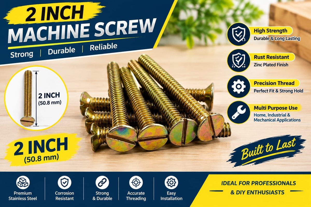 2" inch Machine Screw (3/16)