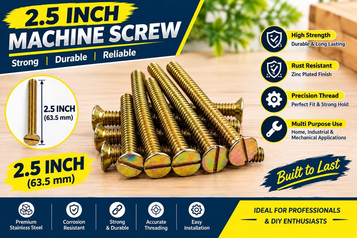 2.5" inch Machine Screw (3/16)